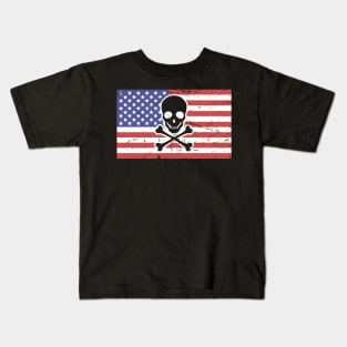 American Pirate Captain Kids T-Shirt